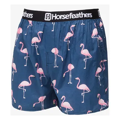 Trenky Horsefeathers Frazier Boxer Shorts Blue/ Flamingos Print