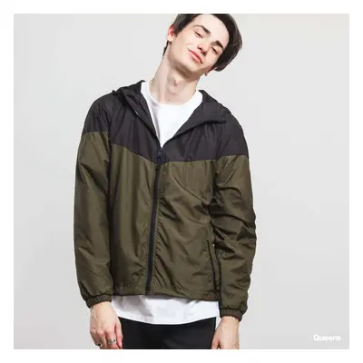 Větrovka Urban Classics 2-Tone Tech Windrunner Olive/ Black