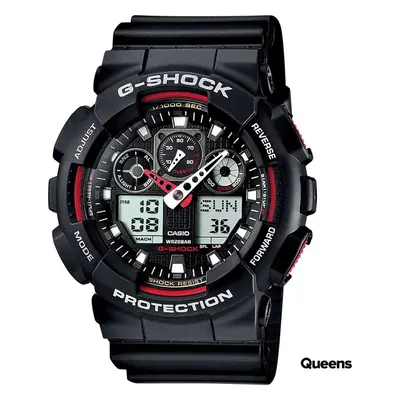 Hodinky Casio G-Shock GA 100-1A4ER Black/ Red