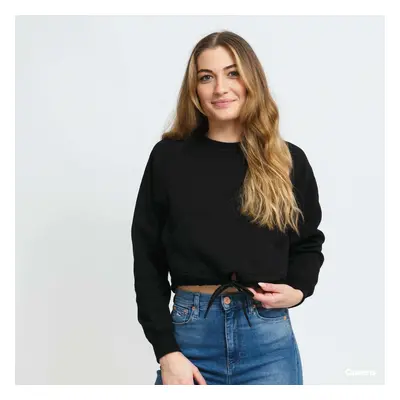 Mikina Urban Classics Ladies Oversized Short Raglan Crew Black