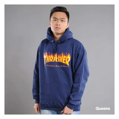 Mikina Thrasher Flame Logo Hoody navy