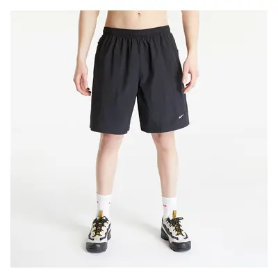 Šortky Nike Solo Swoosh Men's Woven Shorts Black/ White