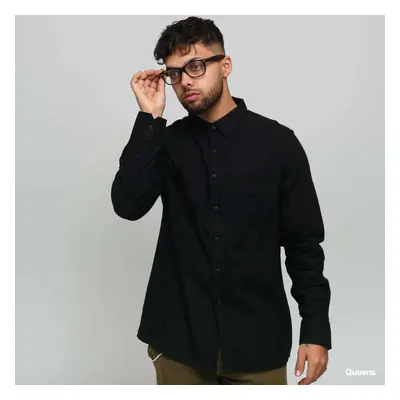 Košile Urban Classics Checked Flanell Shirt Black