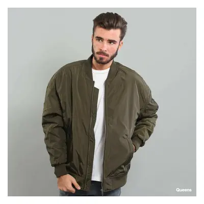 Bunda Urban Classics Oversized Bomber Jacket Dark Olive