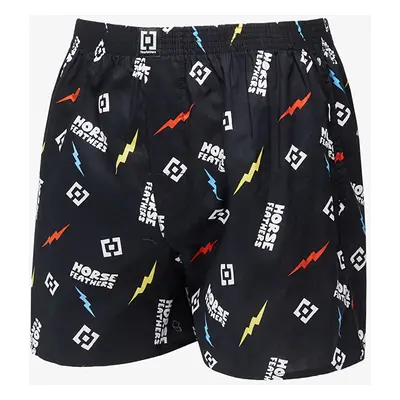 Trenky Horsefeathers Manny Boxer Shorts Black/ Ignite Print