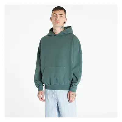 Mikina Urban Classics Heavy Terry Garment Dye Hoody Bottle Green