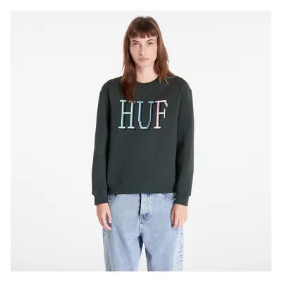 Mikina HUF 8-Bit Crewneck Sweatshirt Dark Green