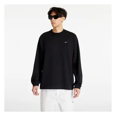 Tričko Nike Solo Swoosh Unisex Long-Sleeve Top Black/ White