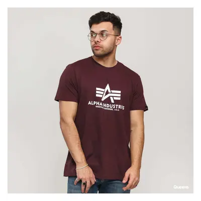 Tričko Alpha Industries Basic Tee Dark Wine