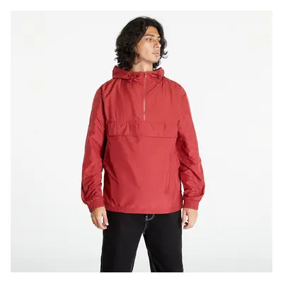 Větrovka Urban Classics Basic Pull Over Jacket Brick Red