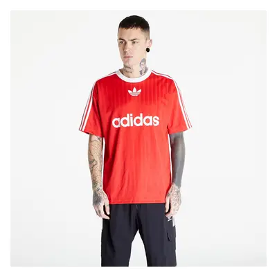 Tričko adidas Adicolor Poly T Better Scarlet/ White