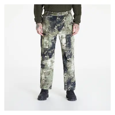 Kalhoty Nike ACG Smith Summit Men's Allover Print Cargo Pants Oil Green/ Medium Olive/ Reflectiv