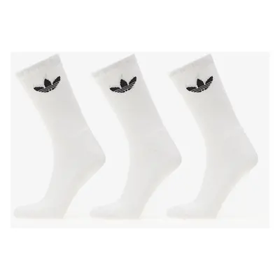 adidas Originals Trefoil Cushion Crew Socks 3-Pack White