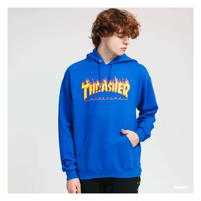 Mikina Thrasher Flame Logo Hoody Blue