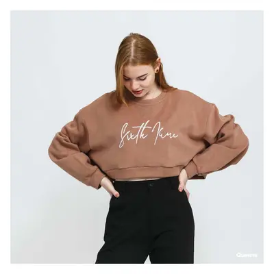 Mikina Sixth June W Basic Signature Sweatshirt Light Brown