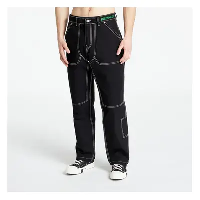 Kalhoty PLEASURES Ultra Utility Pants Black