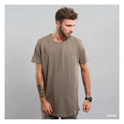 Tričko Urban Classics Shaped Long Tee Army Green