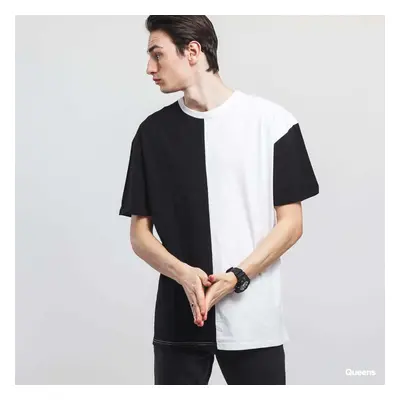 Tričko Urban Classics Oversize Harlequin Tee Black/ White