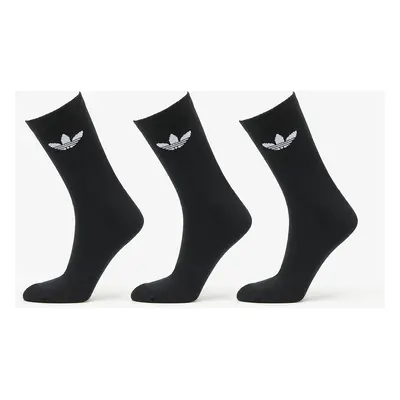 Ponožky adidas Originals Trefoil Cushion Crew Socks 3-Pack Black