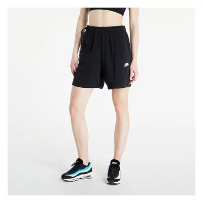 Šortky Nike Sportswear French Terry Fleece High-Rise Shorts Black