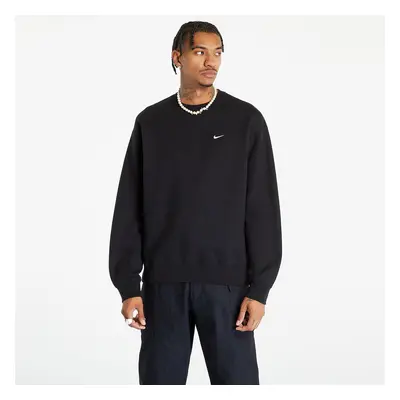 Mikina Nike Solo Swoosh Men's Fleece Crew Black/ White