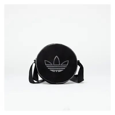 Taška adidas Rhinestones Fake Suede Round Bag Black