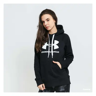 Mikina Under Armour W Rival Fleece Logo Hoodie černá