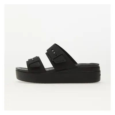 Tenisky Crocs Brooklyn Buckle Low Wedge Black EUR