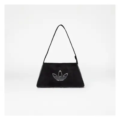 Kabelka adidas Rhinestones Fake Suede Shoulder Bag Black