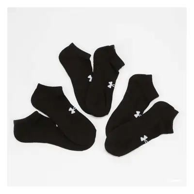 Ponožky Under Armour 3Pack Core No Show Socks černé