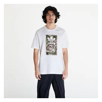 Tričko adidas Camo Tongue Tee White