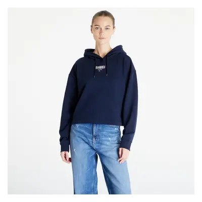 Mikina Tommy Jeans Relaxed Essential Logo Hoodie Dark Night Navy