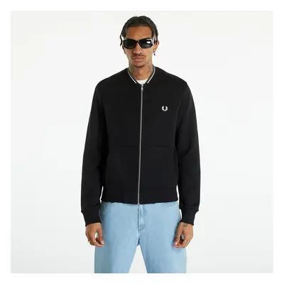 Mikina FRED PERRY Zip Through Sweatshirt Black