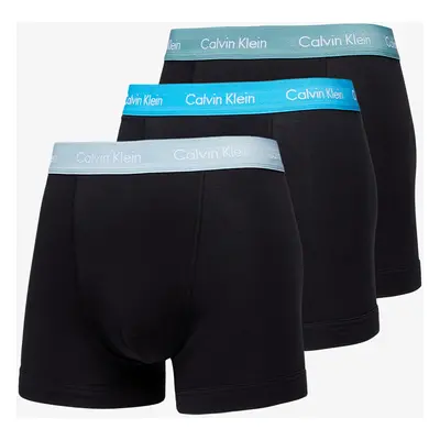 Boxerky Calvin Klein Cotton Stretch Classic Fit Trunks 3-Pack Black