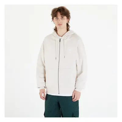 Mikina Daily Paper Circle Zip Hoodie Moonstruck Beige