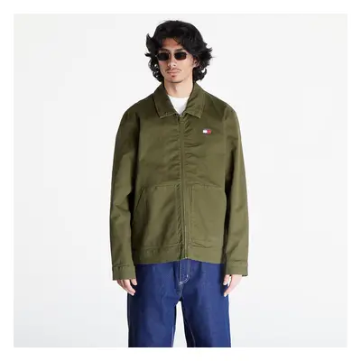 Bunda Tommy Jeans Regular Cotton Jacket Drab Olive Green