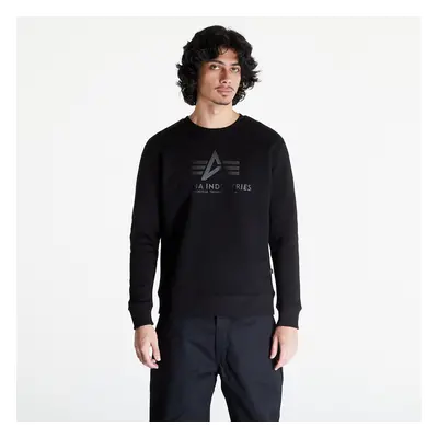 Mikina Alpha Industries Basic Sweater Carbon Black/ Black