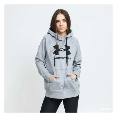 Mikina Under Armour W Rival Fleece Logo Hoodie melange šedá