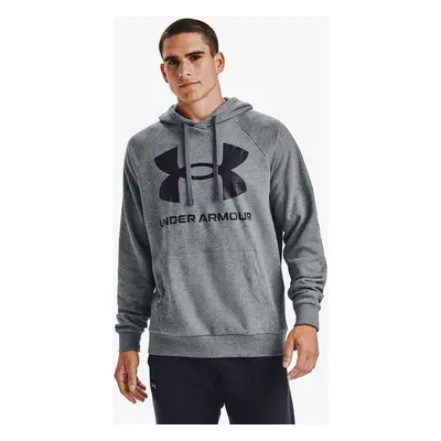 Mikina Under Armour Rival Fleece Big Logo Hoodie Gray