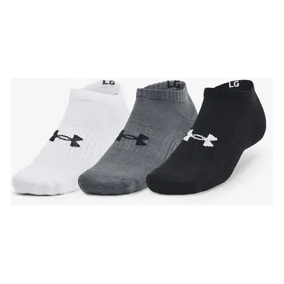 Ponožky Under Armour Core No Show Socks 3-Pack Black