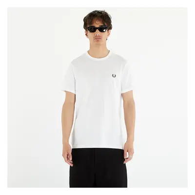 Tričko FRED PERRY Ringer Tee White