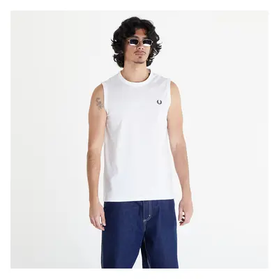 Tílko FRED PERRY Crew Neck Vest White