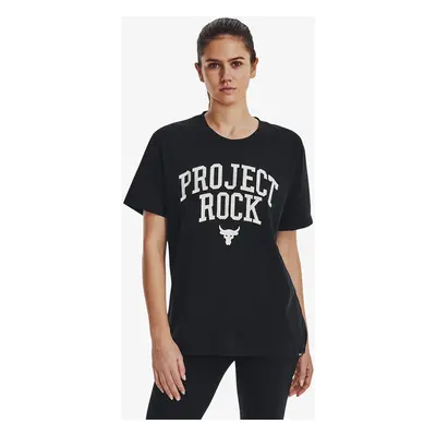 Tričko Under Armour Project Rock Heavyweight Campus T-Shirt Black