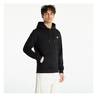 Mikina FRED PERRY Tipped Hooded Sweatshirt Black