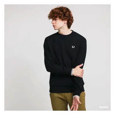 Mikina FRED PERRY Crewneck Sweatshirt Black