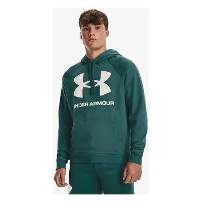 Mikina Under Armour Rival Fleece Big Logo Hoodie Green