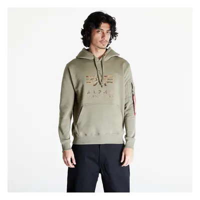 Mikina Alpha Industries Camo TPU Hoody Olive