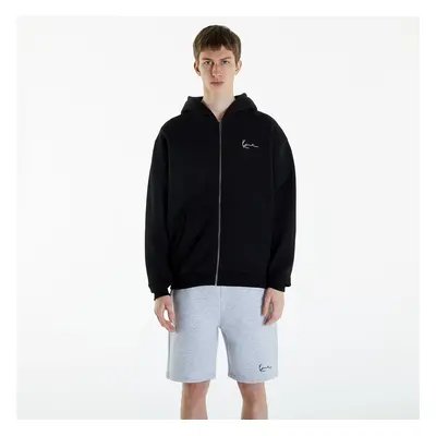 Mikina Karl Kani Chest Signature Essential Zip Hoodie Black