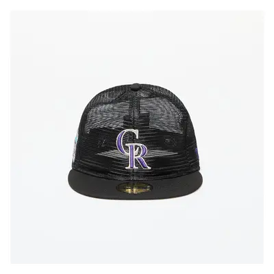 Kšiltovka New Era Colorado Rockies Mesh Patch 59FIFTY Fitted Cap Black