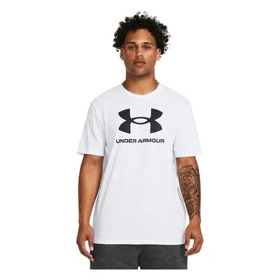 Tričko Under Armour Sportstyle Logo Update Ss White